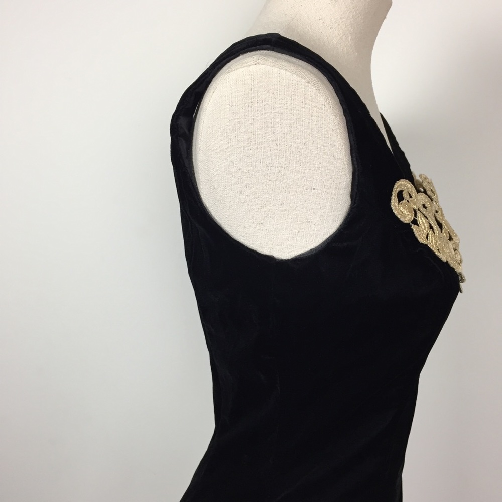Vintage Scott McClintock Velvet Dress - Picture 4 of 8